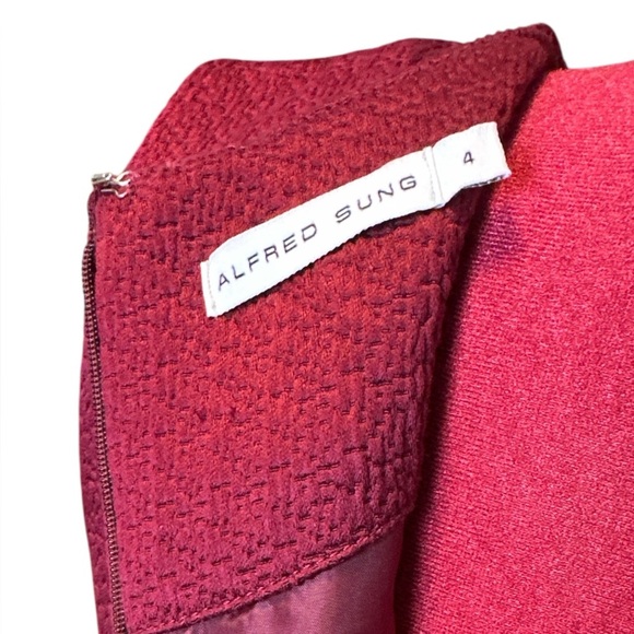 Alfred Sung classic sleeveless fitted sheath dress - Picture 5 of 8